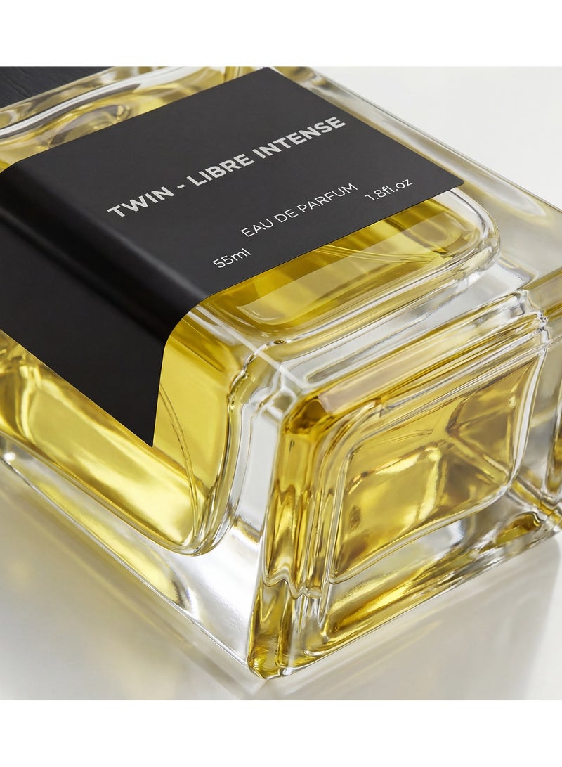 توين عطر ليبر إنتنس أو دو بارفان 55 مل، عطر يدوم طويلاً للجنسين، عطر شرقي زهري دافئ ذو حضور أنيق، مناسب للرجال والنساء، مثالي للاستخدام المسائي - Image 5